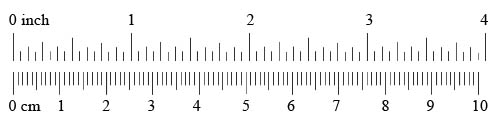 Ruler In Centimeters